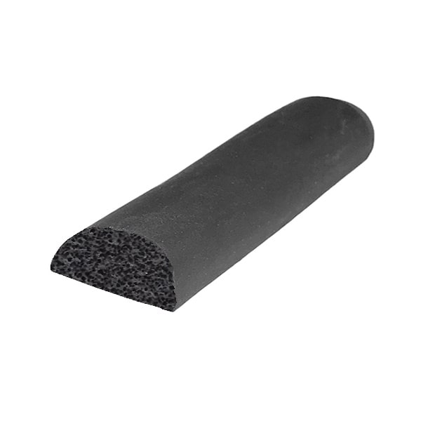 Halfronde sponsrubberprofielen