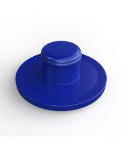 rubber trapdoppen blauw