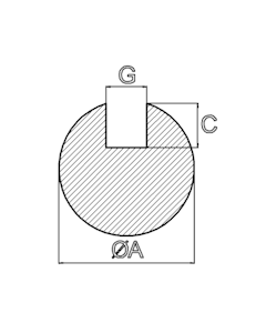 silicone snoer met gleuf