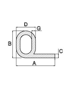 siliconen p-profiel