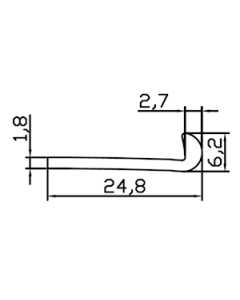Boot profiel rubber