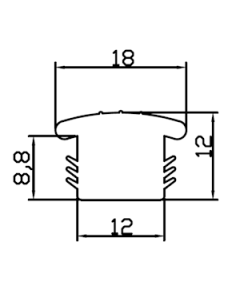 traptredeprofiel rubber