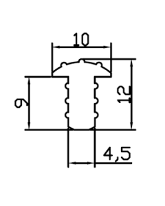 traptredeprofiel rubber
