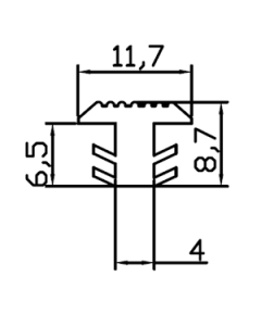traptredeprofiel rubber