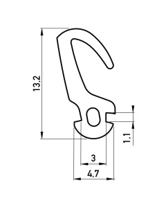 rubber kozijnprofiel