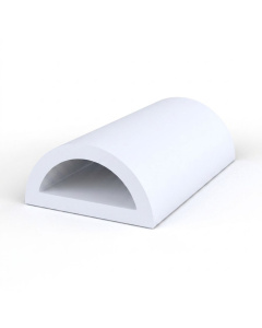 Halfrond rubber profiel