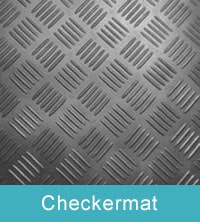 Checkermat grijs