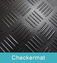Checkermat zwart