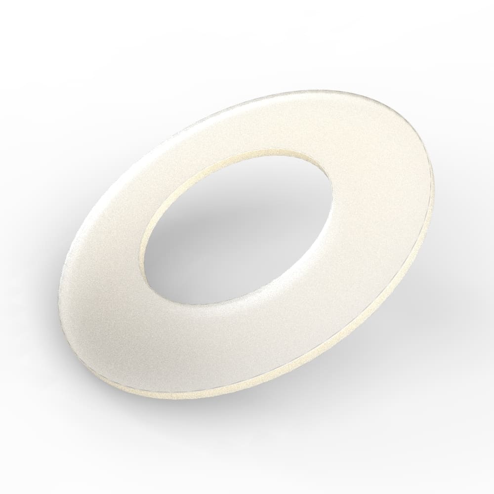 Translucent silicone vlakke rubber ringen