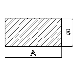 rechthoekige silicone profiel