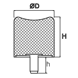rubber voet rubberen aanslagbuffers