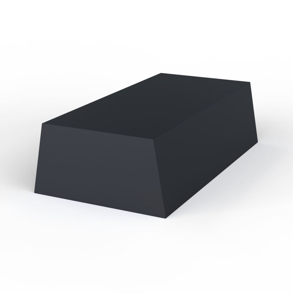 Trapeziumvormig stootrandprofiel 
